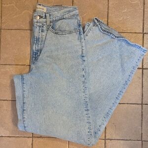 Madewell Superwide Leg Jeans In Hollyhurst Wash